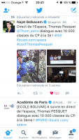 Après la conférence sur Twitter