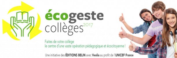 Collecte de manuels pour recyclage, octobre 2017 (au profit de (...)